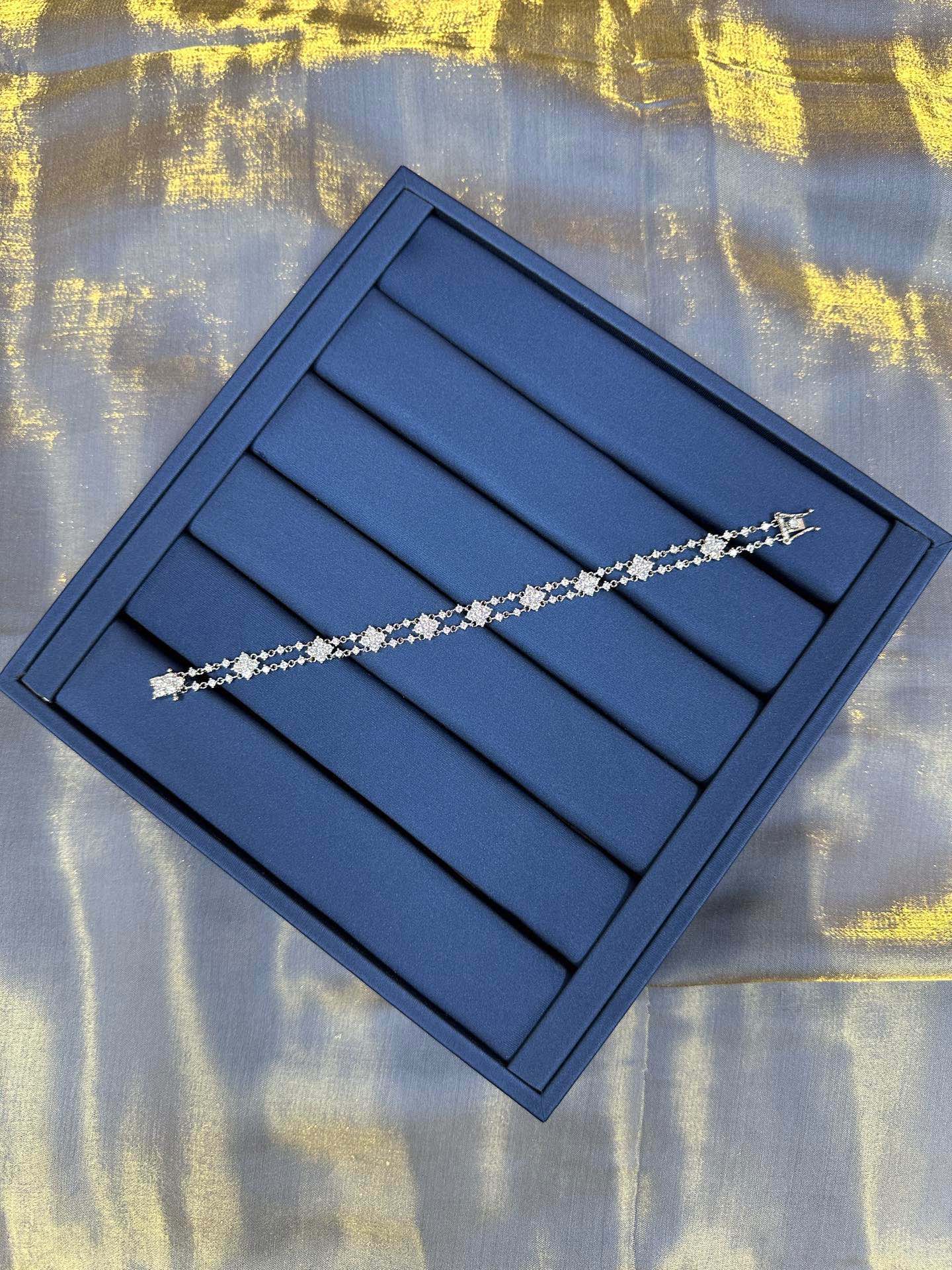APM Monaco Double Row Diamond Bracelet